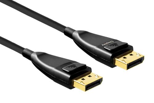 DisplayPort kabel Fiber Hybrid 15m HBR3 8K@60Hz 32.4Gbps active Cca
