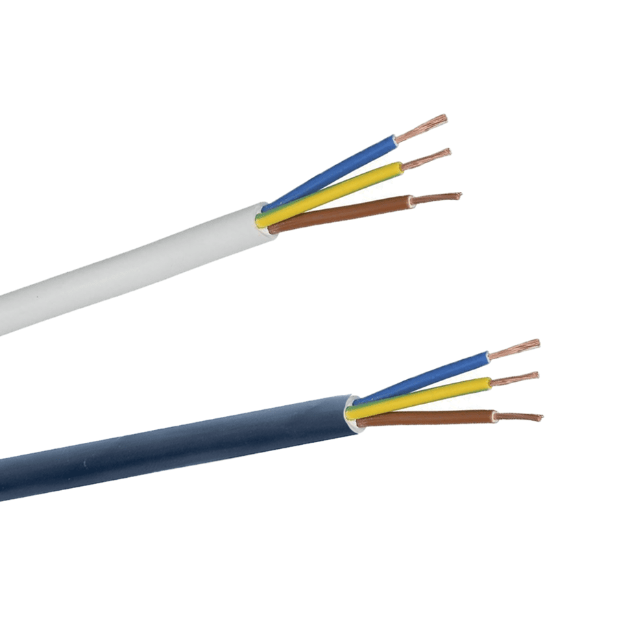 PVC kabel soepel VMVS H03VV-F rond