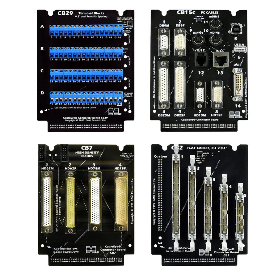 Connector Board Test Interface Fixtures