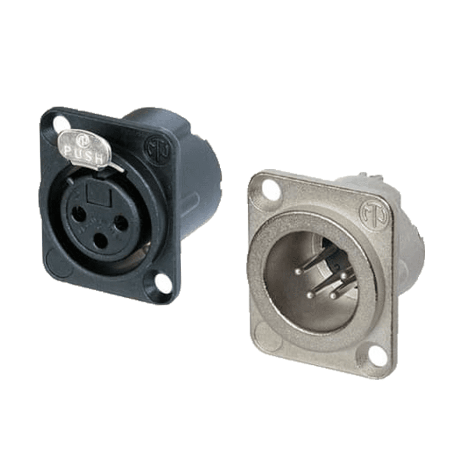 XLR chassisdelen