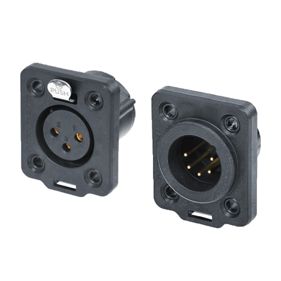 XLR chassis TOP IP65