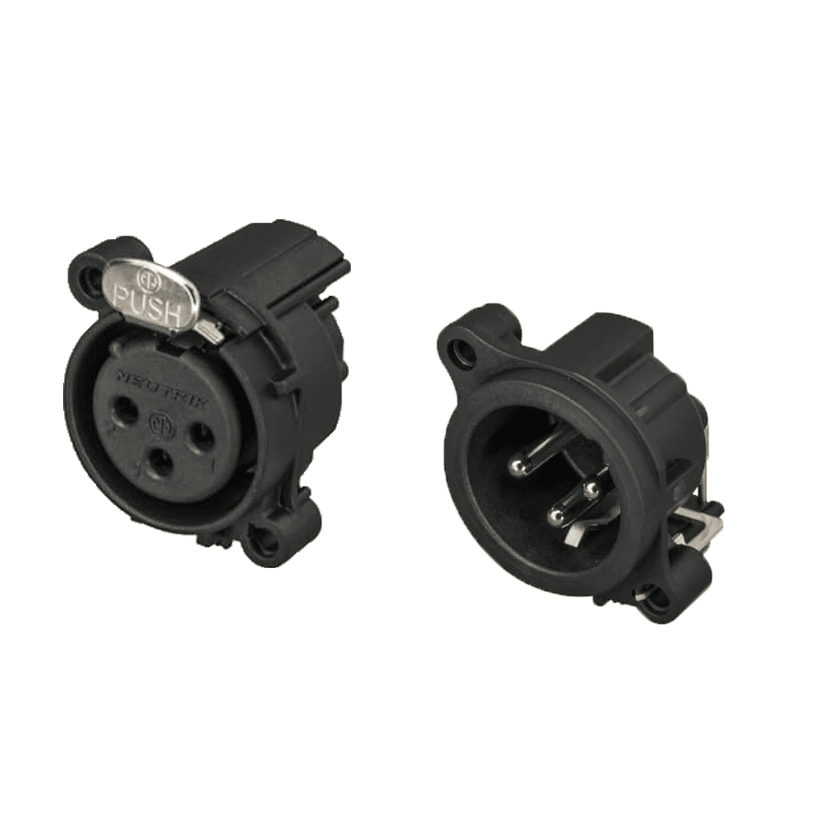 XLR chassisdeel PCB serie A