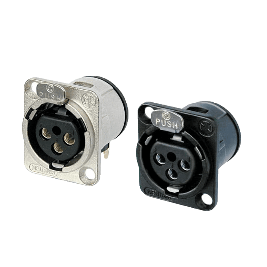 XLR chassisdeel PCB serie D
