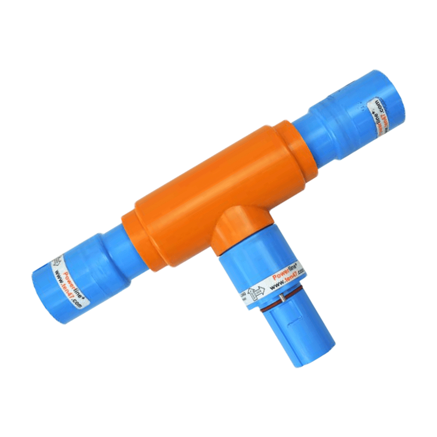 Powerline T-splitters