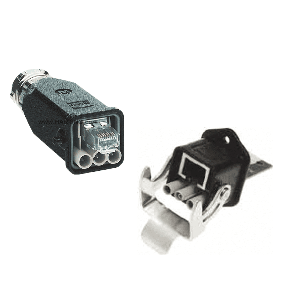 Han Hybrid RJ45 + Power