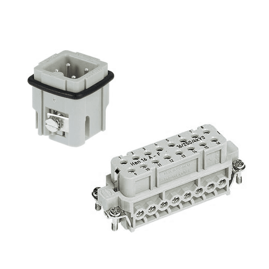 Han A Slim Construction up to 16 pin 16A 400V