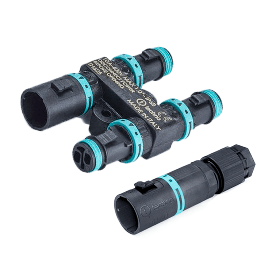 MicroConnectors TH381 2/3pin 10A IP68/IP69K d14mm