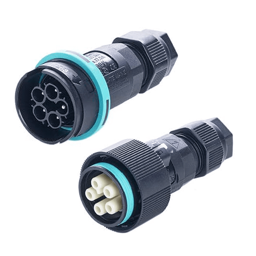 TEEPLUG TH405 2/3/5/6/8pin 17.5-25A IP68 d36.5mm