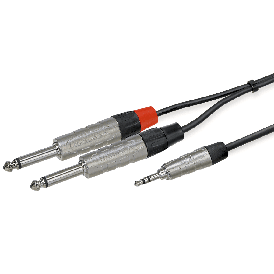 Signaalkabel Y-SPLIT met REAN Jack3.5-2xJack