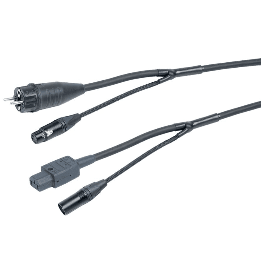 combi Audio XLR 3 Schuko > IEC C13