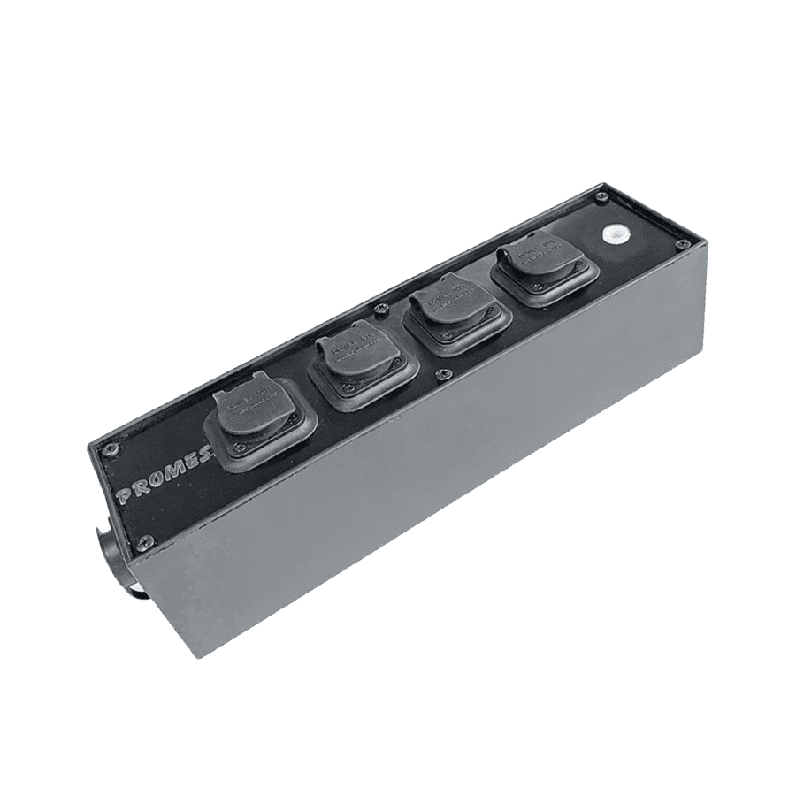 powerCON TRUE1 breakout box rubber