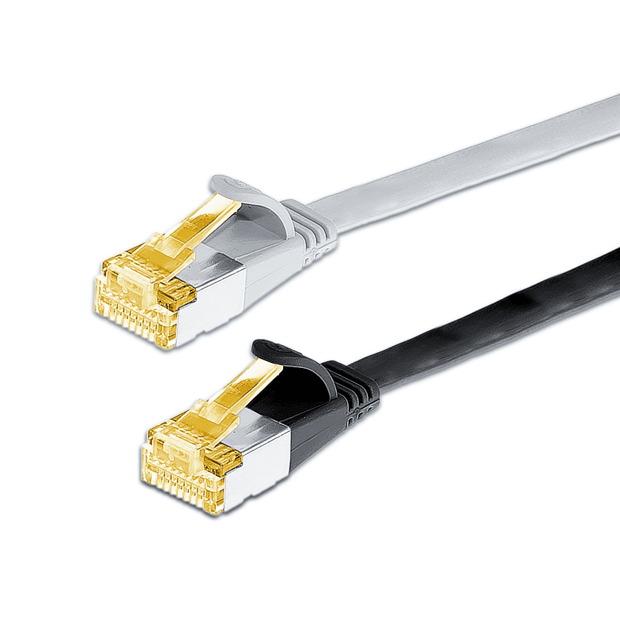 RJ45 patchkabel SLIM CAT6A U/FTP PVC FLAT