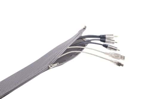 Cable Socks with zip 50mm Grey  3 meter