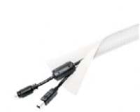 Cable Socks with velcro 75mm White  25 meter