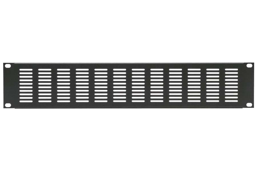 frontplaat 19inch 2HE-U ventilatiesleuven