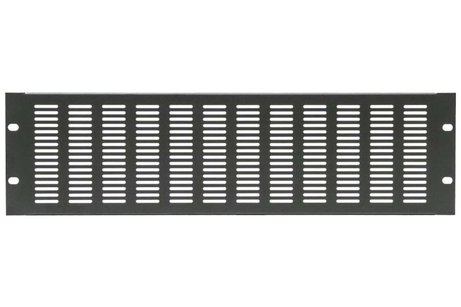 frontplaat 19inch 3HE-U ventilatiesleuven