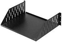 inlegsteun 19inch 2HE d370mm zwart