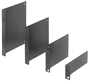 bevestigingsplaat voor apparatuur 19inch 1HE d140mm zwart