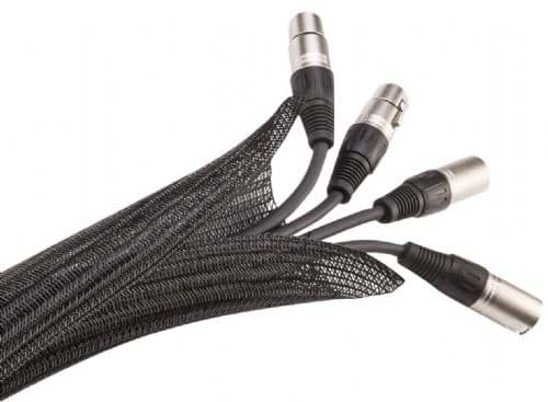 Self closing cable wrap 19mm Black 25 meter