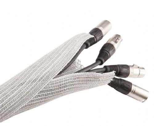 Self closing cable wrap 32mm Grey 25 meter