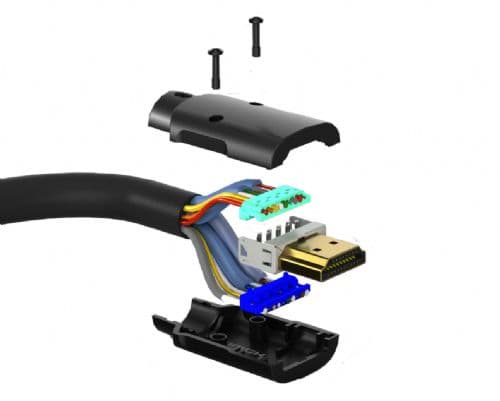 HDMI kabel V1.4 9,5mm zwart R100