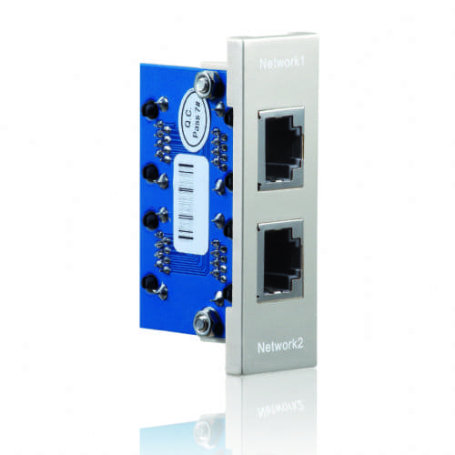 BossAV - RJ45 x2 Wallplate 1 slot