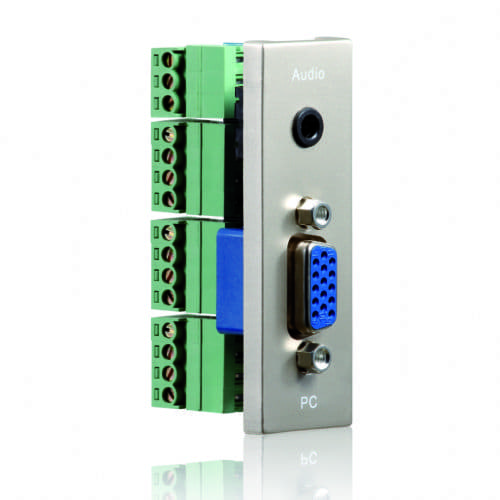 BossAV - VGA + Audio wallplate 1 slot