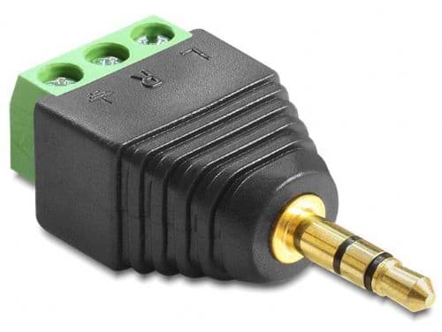 Smart Terminal Jack 3,5mm male to Screw Terminals