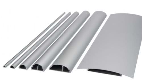 Cable Cover Aluminium Blank 150mm 2,5m