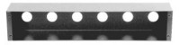 coverbox 2HE d=80mm 6xPG21 (voor 19inch frontplaat)
