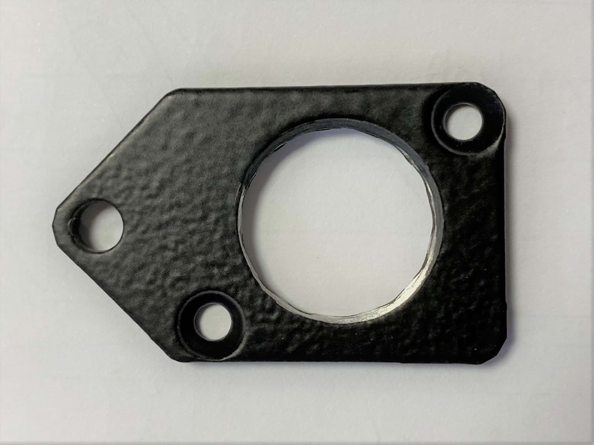 montageplaat -D- size gat M16x1,5 en oog 5mm aluminium zwart