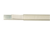 tekststrip voor frontpaneel 19inch L432mm