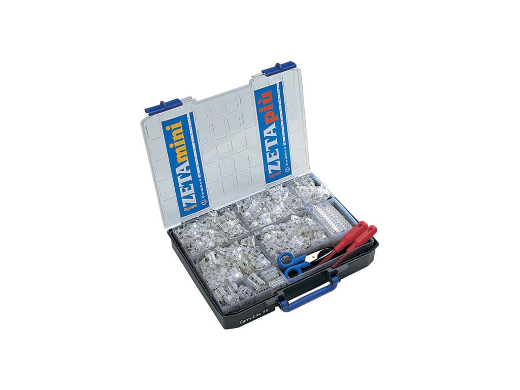 PLASTIC CASE WITH ASSORTMENT OF ZETAMINI AN