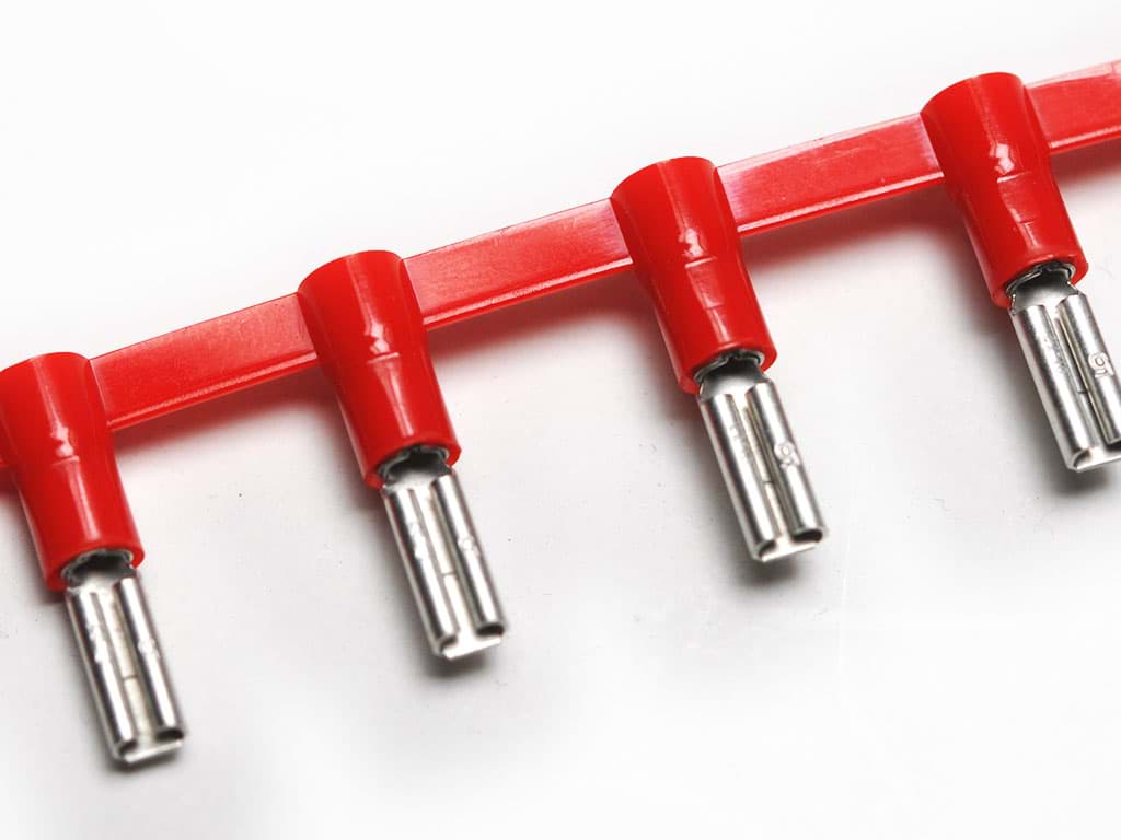 vlaksteker female geisoleerd 0.25-1.5mm2 rood 2.8x0.5mm BAND2000