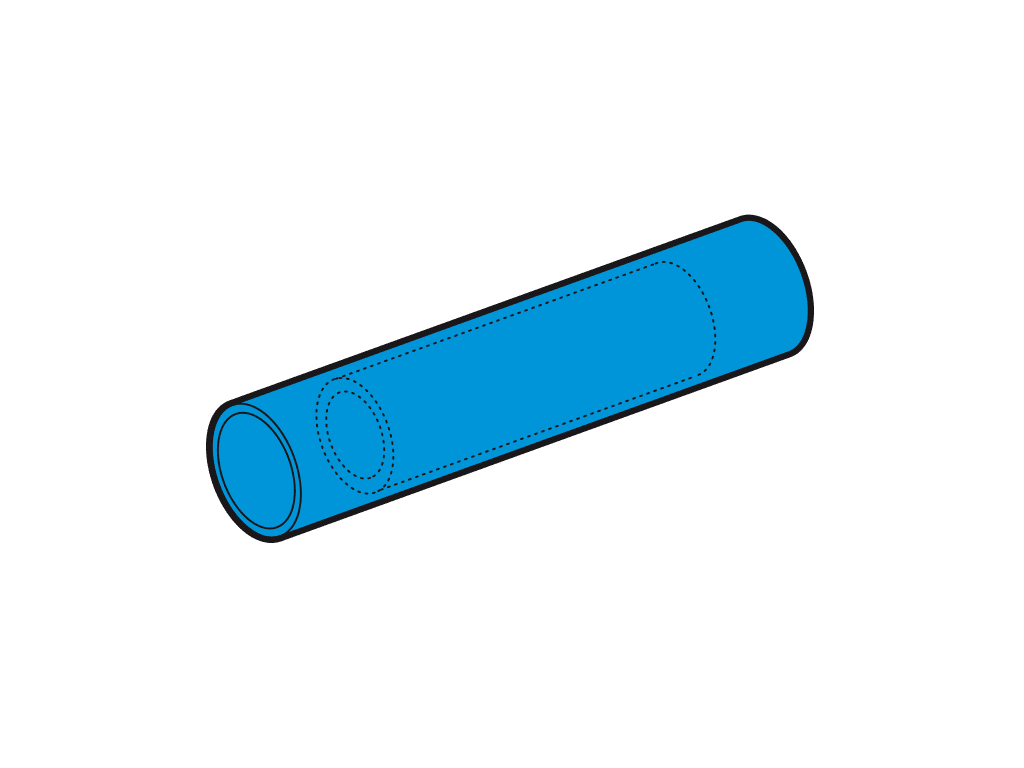 doorverbinder geisoleerd 16mm2 blauw PA6.6 VPE100