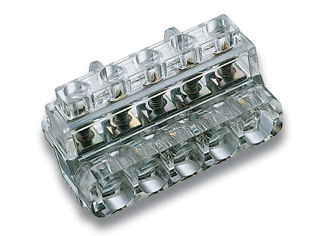 Verdeelblok 1F 100A  5x1.5-16mm2 Cembre