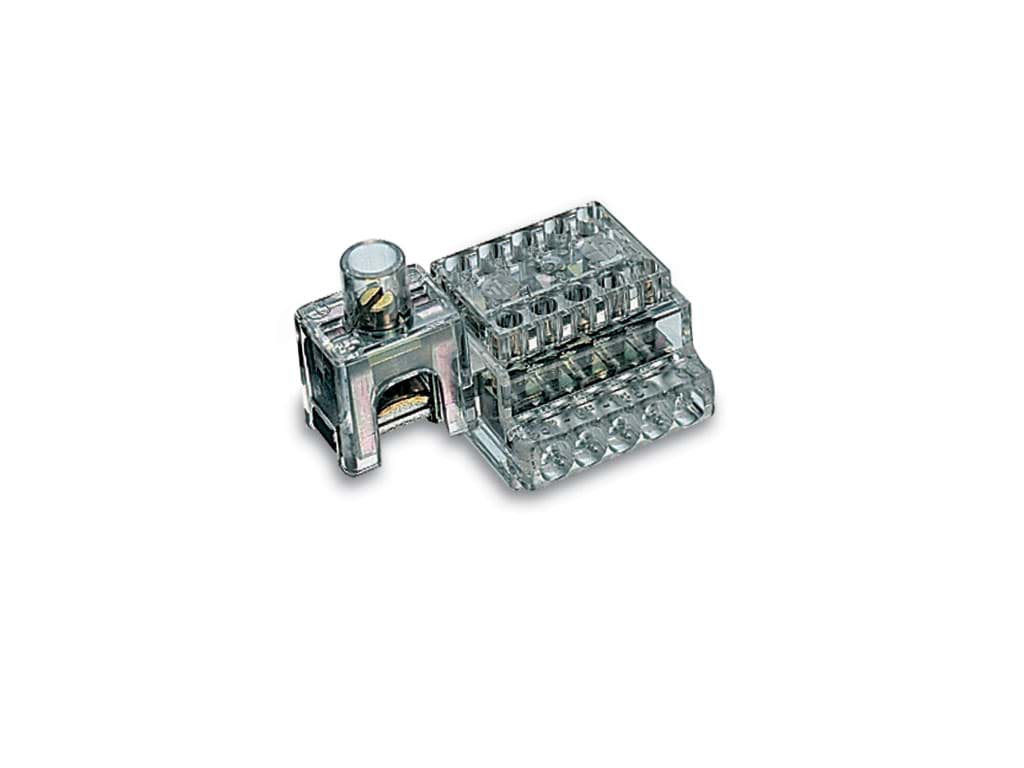 Aardingsblok 1x10-35 + 10x1-6mm2 Cembre