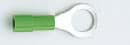 ringkabelschoen geisoleerd 0.2-0.5mm2 groen M6 PC-V0 VPE100