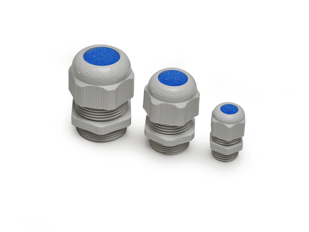 MAXIBLOCK CABLE GLAND M12X1,5 POLYAMIDE PA6.6 LIGHT GREY FITTED WITH P