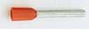 adereindhuls geisoleerd   1.0mm2 rood pen=12mm PKD ZK500