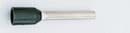 adereindhuls geisoleerd   1.5mm2 zwart pen=12mm PKD ZK500