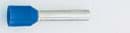 adereindhuls geisoleerd   2.5mm2 blauw pen=12mm PKD ZK500