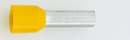 adereindhuls geisoleerd   6.0mm2 geel pen=12mm PKD ZK100