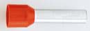 adereindhuls geisoleerd  10mm2 rood pen=18mm ZK100