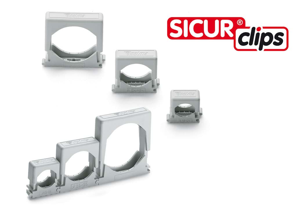 MODULAR RETAINING CLIP FOR CABLE, TUBLING AND FLEXIBLE CONDUIT. 13-21m