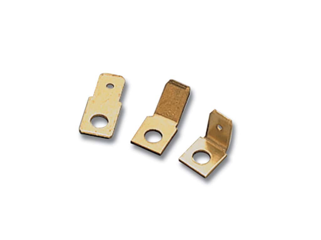 MALE TAB 6.3X0.8mm TAB SIZE,  DOUBLE TAB