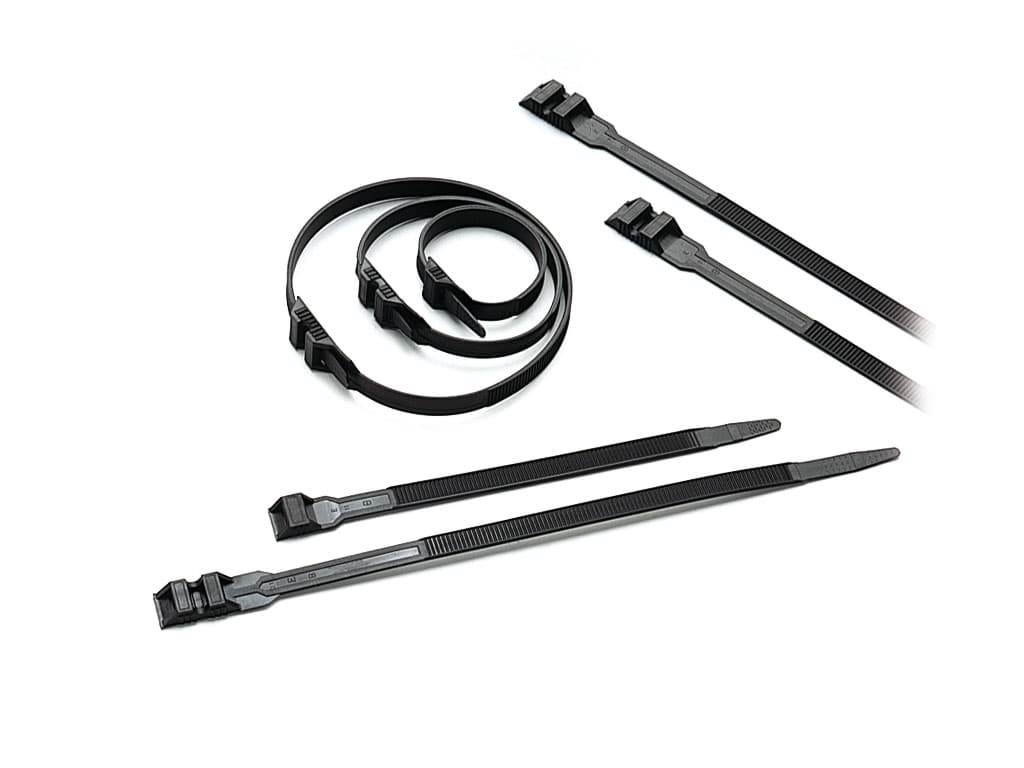 360MM.LENGH, 9MM.WIDTH, BLACK, PA12 POLYAMIDE CABLE TIE WIDTH HEAD TYP
