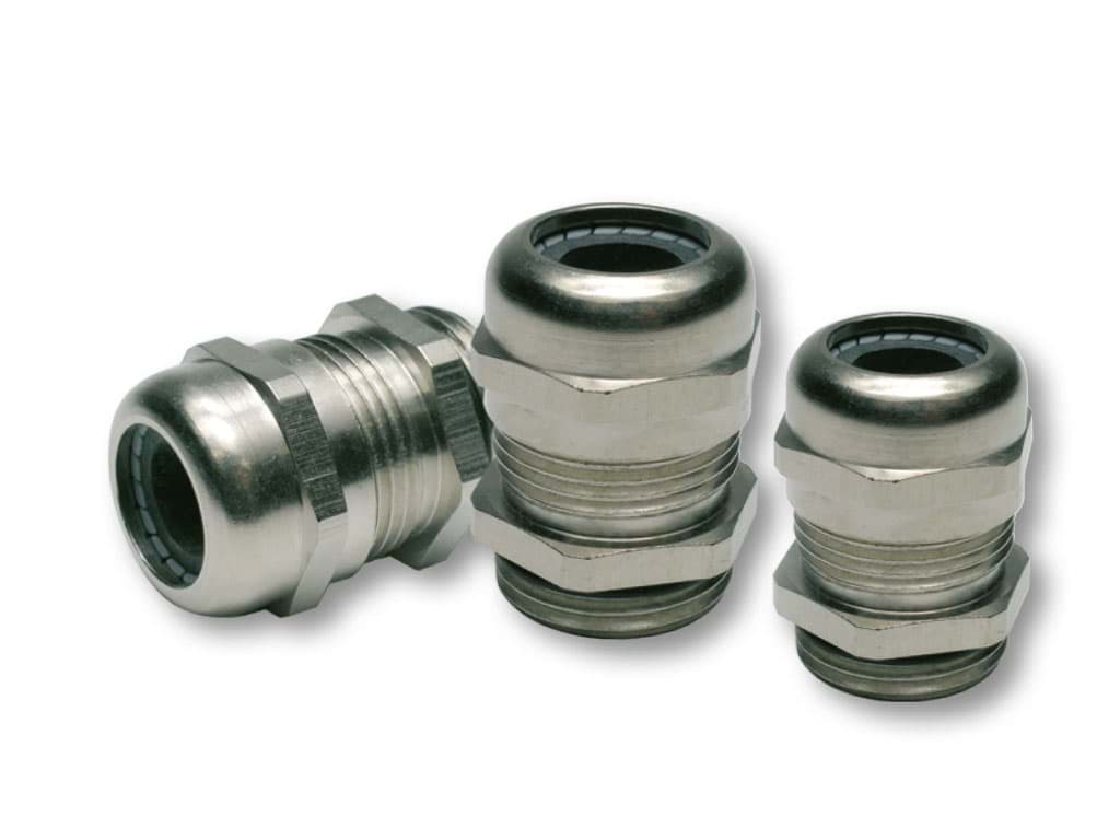 EMC CABLE GLAND IP 68,5 M50X1,5 NICKEL PLATED BRASS