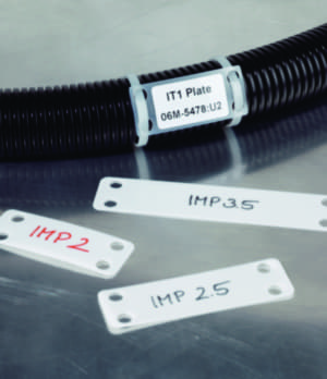 Markeringsplaatje 44x19 mm transpar