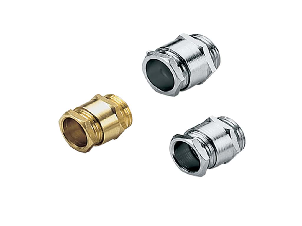 COMPRESSION CABLE GLAND IP 54 G11/2 BSP THREAD NICKEL PLATED BRASS WI